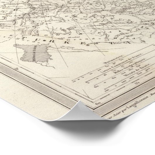 Nordasien Poster (Ecke)