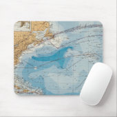 Nordatlantik-Karte Mousepad (Mit Mouse)