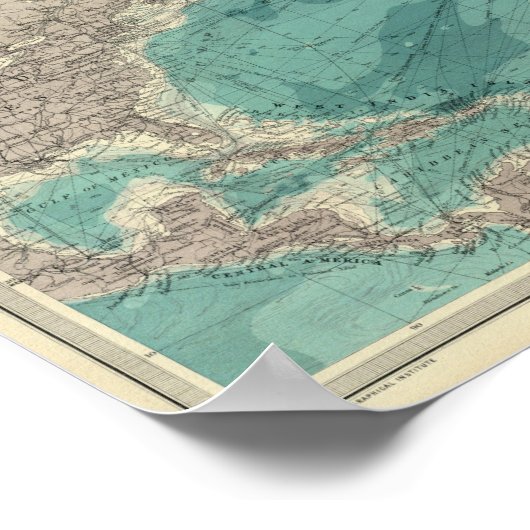 Nordatlantik Poster (Ecke)