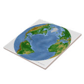 Nordatlantik-Vegetations-Karte Fliese (Seite)