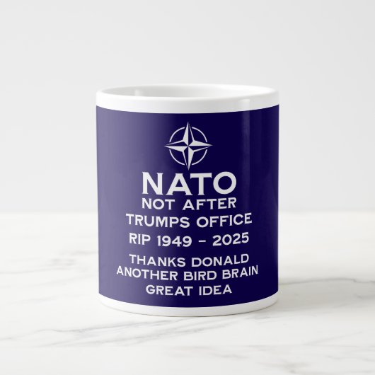 Nordatlantikvertrag Jumbo-Tasse (Vorderseite)