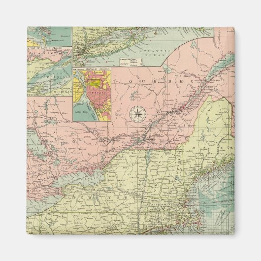 Nordatlantische Häfen Magnet (Vorne)