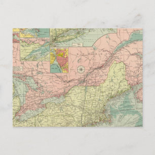 Nordatlantische Häfen Postkarte