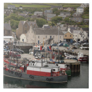 Nordatlantischer Hafen von Stromness Fliese
