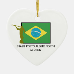 NORDauftrag BRASILIENS PORTO ALEGRE Keramik Ornament