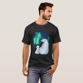 Nordaurora Borealis Lights Niedliche Polar Mutter T-Shirt (Vorne ganz)