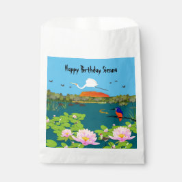 Nordaustralische Tropenlandschaft farbenfroh Geschenktütchen