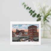 Nordbahnhof - Bahnstation Postkarte (Stehend Vorderseite)