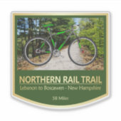 Nordbahnhof (Fahrrad2) Aufkleber (Vorderseite)