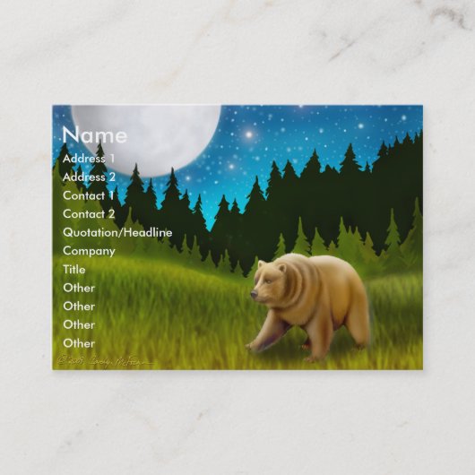 Nordbärn-Visitenkarte Visitenkarte (Vorderseite)