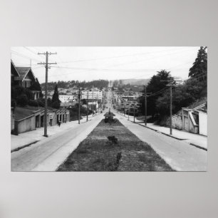 Nordbend, Oregon Town View Foto Poster