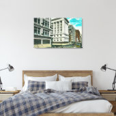 Nordblick auf den Broadway vom Achten aus Leinwanddruck (Insitu (Schlafzimmer))