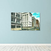 Nordblick auf den Broadway vom Achten aus Leinwanddruck (Insitu (Holzboden))