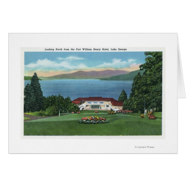 Nordblick auf den See von Ft. William Henry (Vorderseite (Horizontal))