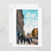 Nordblick von der ersten Straße Postkarte (Vorne/Hinten)