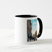 Nordblick von der ersten Straße Tasse (VorderseiteRechts)