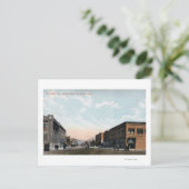 Nordblick von der Wenatchee Avenue Postkarte (Stehend Vorderseite)