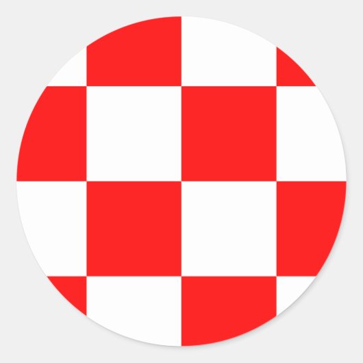 Nordbrabant, Niederlande Runder Aufkleber (Vorderseite)