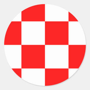 Nordbrabant, Niederlande Runder Aufkleber