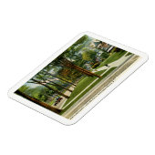 Nordbroadway, Saratoga Springs, NY Vintag Magnet (Linke Seite)