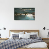 Nordbrücke Aussicht auf die Wasserfälle bei Nacht Leinwanddruck (Insitu (Schlafzimmer))