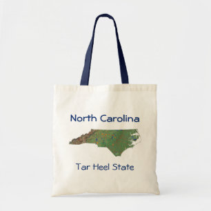 Nordcarolinian-Karten-Tasche Tragetasche
