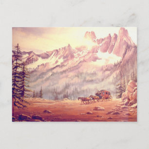 NORDCASCADES STAGECOACH VON SHARON SHARPE POSTKARTE