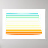 Norddakota-Kälte Poster (Vorne)