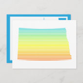 Norddakota-Kälte Postkarte (Vorne/Hinten)