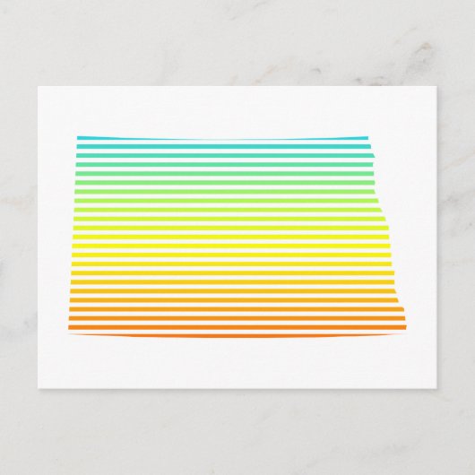 Norddakota-Kälte Postkarte (Vorderseite)