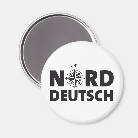 Norddeutsch Magnet (Vorderseite/Rückseite)