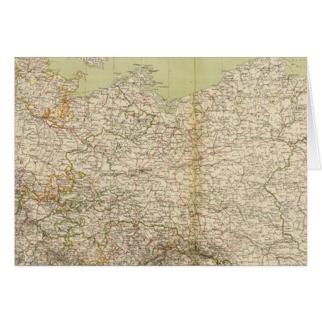 Norddeutsche Atlaskarte (Vorderseite (Horizontal))