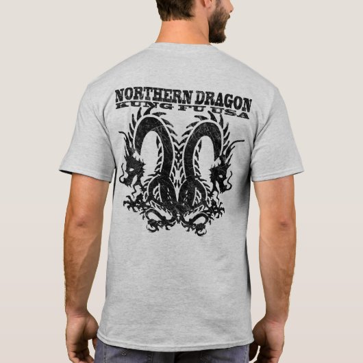 Norddrache Kung Fu USA T-Shirt (Rückseite)