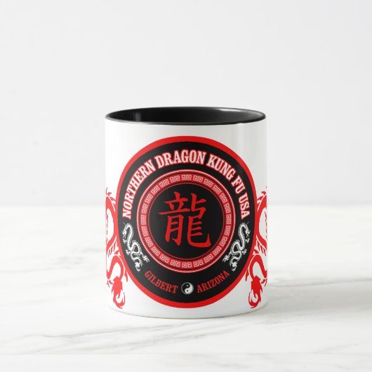 Norddrache Kung Fu USA Tasse (Zentrum)
