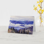 Norden - Gebirge aus Narkanda bei Simla Karte (Gelbe Blume)