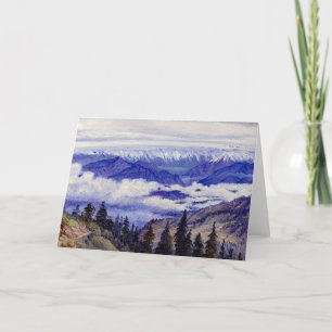 Norden - Gebirge aus Narkanda bei Simla Karte