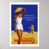 Norderney Germany Vintage Travel Poster (Vorne)