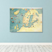 Nordeuropa Leinwanddruck (Insitu (Holzboden))