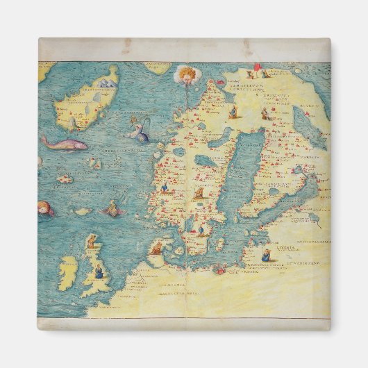 Nordeuropa Magnet (Vorne)