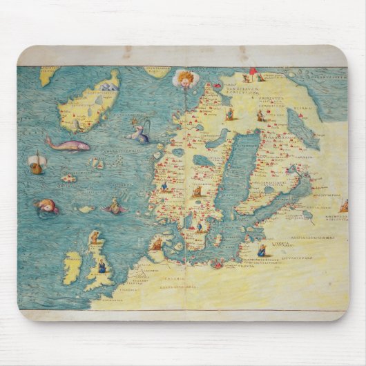 Nordeuropa Mousepad (Vorne)