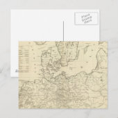 Nordeuropa Postkarte (Vorne/Hinten)