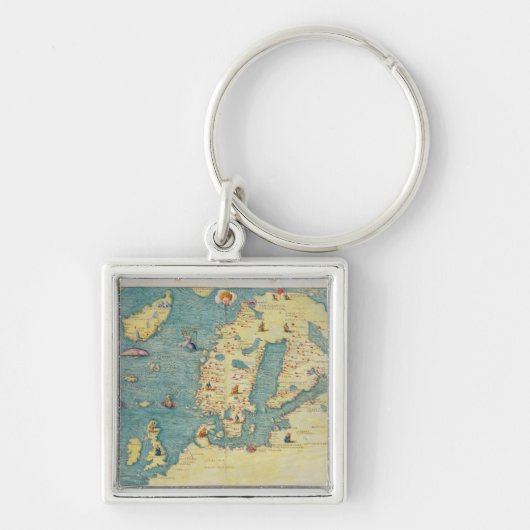 Nordeuropa Schlüsselanhänger (Vorne)