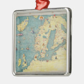 Nordeuropa Silbernes Ornament (Links)