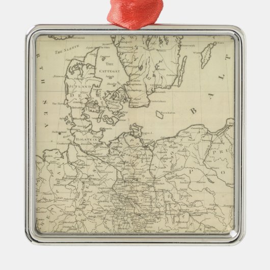 Nordeuropa Silbernes Ornament (Vorne)