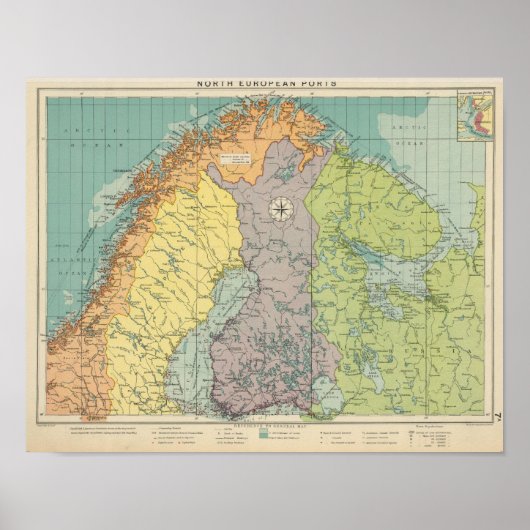 Nordeuropäische Häfen Poster (Vorne)