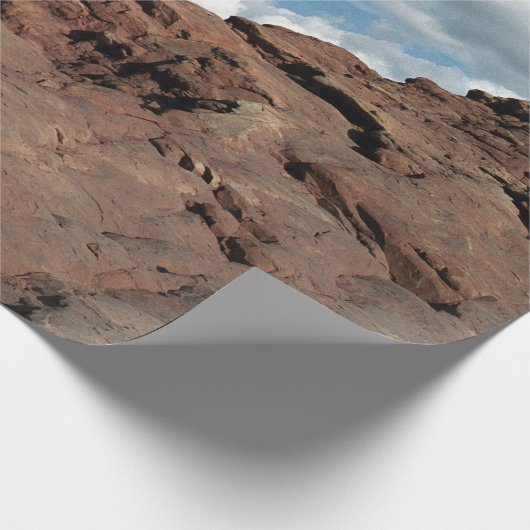 Nordfenster-Bogen-Utah-Wüsten-LandschaftsFoto Geschenkpapier (Ecke)