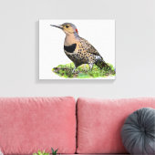 Nordflicker am Boden Leinwanddruck (Insitu (Wohnzimmer))