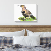 Nordflicker am Boden Leinwanddruck (Insitu (Schlafzimmer))