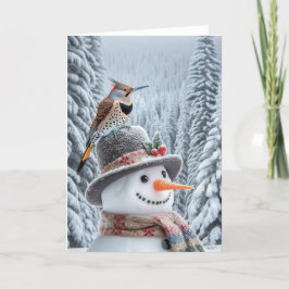 NORDFLICKER SNOWMAN - WINTERWONDERLAND FEIERTAGSKARTE