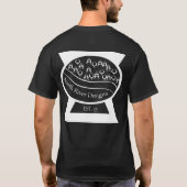 Nordfluß entwirft T-Shirt (Rückseite)